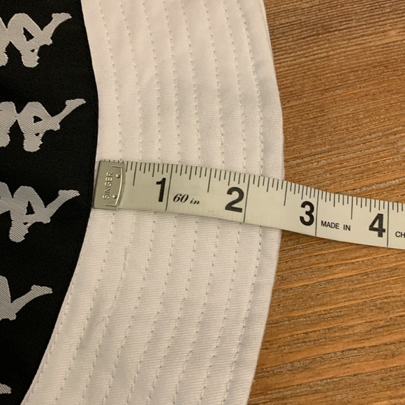 🆕 KAPPA Unisex 222 Banda Active Bzahlab White Cotton Bucket Hat Size 59 - Picture 10 of 12